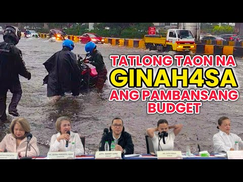 PAMBANSANG BUDGET GINAH4SA NG TATLONG TAON