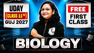 🔴Uday (Class 11th) Gujarati 2027 - 1st FREE Class of BIOLOGY by Reema Mam | Demo Class🔥#Uday