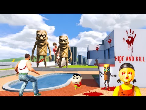 FRANKLIN PLAY HIDE AND KILL IN INDIAN BIKE DRIVING 3D