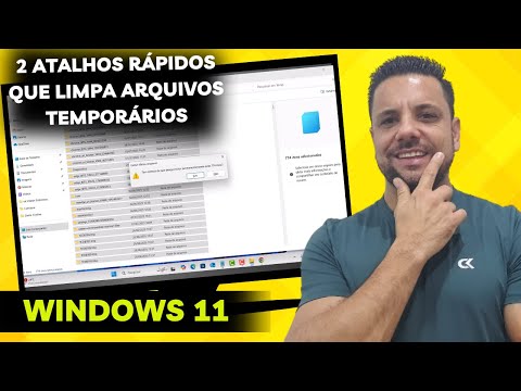 2 Atalhos RÁPIDOS Para Limpar Os ARQUIVOS TEMPORÁRIOS No Sistema WINDOWS 11