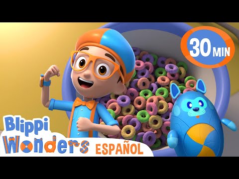 Cereal remojado con Blippi🥣| Caricaturas infantiles | Moonbug en Español - Blippi Wonders