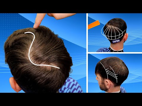 How to Cut Mens Hair with Cowlicks, Double Crown, Nape Whorl