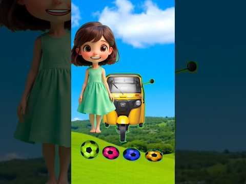 Round Ball to cycle, scooter, rikshaw and toto #aakashvlogs #vfx #cartoon