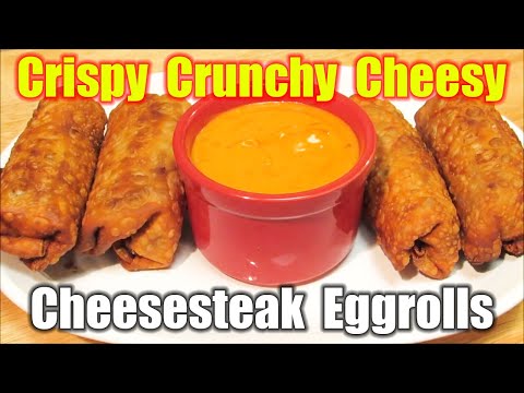 Cheesesteak  Eggrolls - Crispy  Crunchy  Cheesy