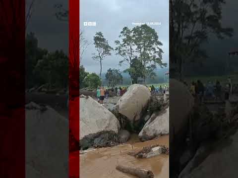 "Cold lava" from Indonesian volcano and flooding kills at least 41 people. #Sumatra #BBCNews
