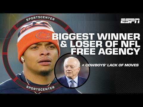 Justin Fields' future remains in limbo + Biggest Winner & Loser of NFL Free Agency | SportsCenter video clip
