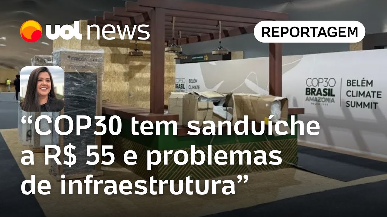 COP30 tem sanduíche a R$ 55 problemas de infraestrutura e hospedagens vagas em Belém | Carla Araújo TV Online COP30 tem sanduíche a R$ 55 problemas de infraestrutura e hospedagens vagas em Belém | Carla Araújo