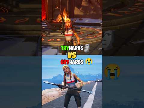 TRYHARD vs CRYHARD en #fortnite