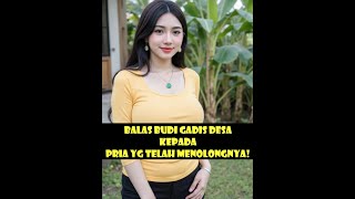 Balas Budi Gadis Desa Kepada Pria Yang Telah Menolongnya!