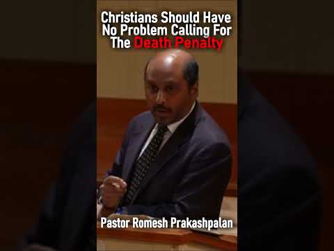 Christians Should Have No Problem Calling For The Death Penalty - Pastor Romesh Prakashpalan #shorts