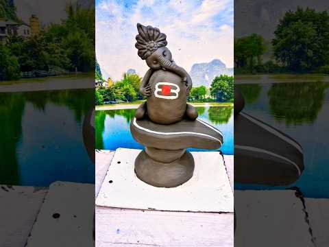 jindgi me bhole baba🚩mitti ki shivling making🔱mahadev status video🪷mahadev song #trendingshorts