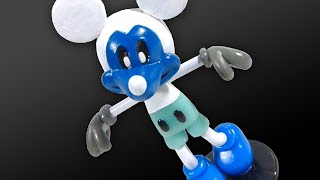 I made a Remake of PHOTO NEGATIVE MICKEY from Five Nights At Treasure Island in clay!