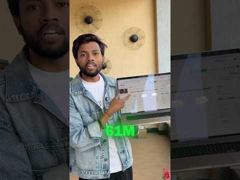 61 Million Views Kitna Mila ? #manojdey #shorts