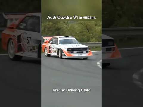 Insane Drive AUDI Quattro S1 Group B HillClimber 🔥