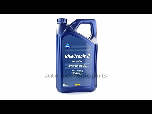 Моторна олива Aral BlueTronic II 10W-40, 5 літрів, відео - інтерент-магазин Auto-Mechanic
