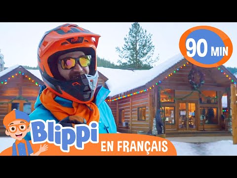 Blippi découvre la motoneige |   @BlippiFrancais