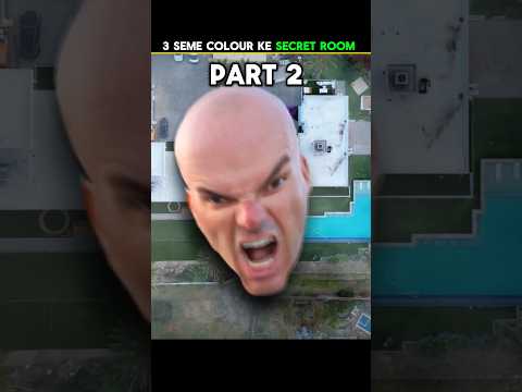 PT-2 I Built 5 SECRET Rooms In ONE COLOR! #shorts #stoketwins
