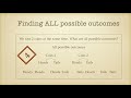 Probability and Outcomes with Dice and Coins