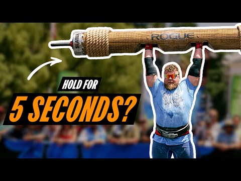Can Tom Stoltman Hold 185kg Overhead for 5+ Seconds?!