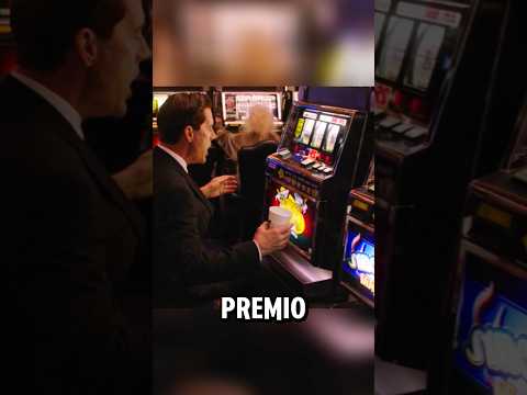 Un hombre de hace millonario jugando a las maquinas tragamonedas 🎰