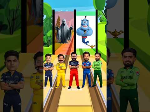 Dhoni And Virat Kohli Trapped Between Genie & Ghost - Who Will Survive? 😱 | #shorts #viratkohli