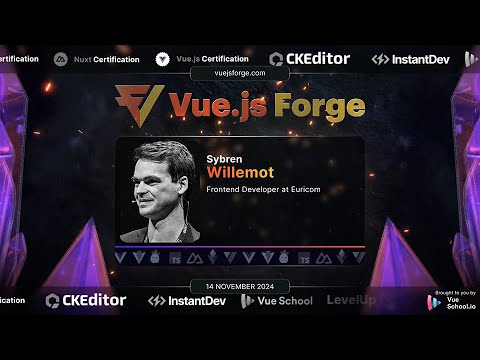 Vue.js Forge 2024: Sybren Willemot - Leverage Ark UI Vue, Build your Component Library Solution LIVE