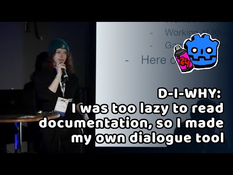 D-I-WHY: I was too lazy to read documentation, so I made my own dialogue tool – Snek – GodotCon 2024