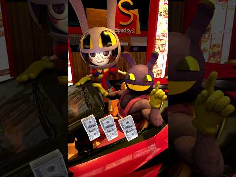 Burger king drive thru but in digital circus with Jax and Pomni #theamazingdigitalcircus #meme