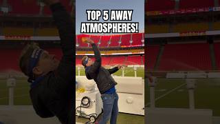 Top 5 Craziest NFL Away Game Atmospheres!!! #bills #chiefs #packers #nfl #shorts