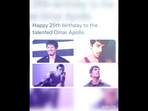 Happy 25th birthday to the talented Omar Apollo.