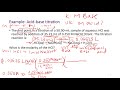 Titration and Acid-Base Reactions
