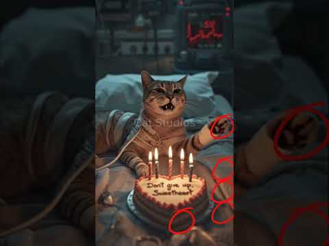 #happybirthday #funny #kitten #animalintelligence #kucing #cute #cat #cake #aicats #shorts #short #o