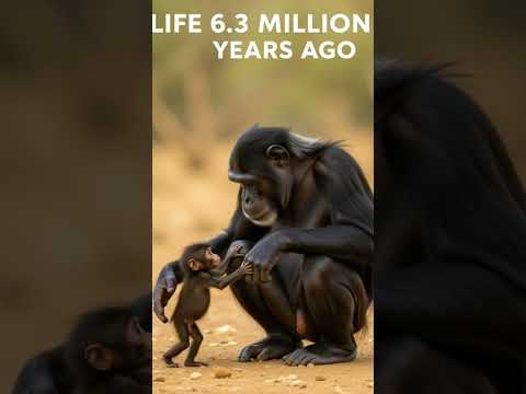 Life 6.3 Million Years Ago | Early Human Survival & Hominid Evolution #shorts #short #viral