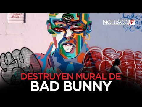 Destruyen MURAL de Bad Bunny En Puerto Rico