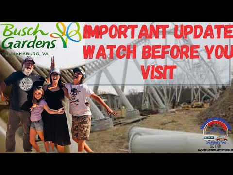 Major Changes at Busch Gardens Williamsburg! Half of...