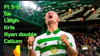 Celtic 5-0 nomme Kalju | leigh griffiths freekick | new signing | celticfc