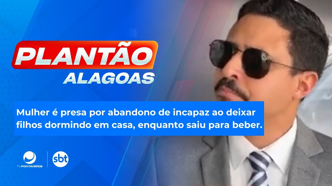 Mulher é presa por abandono de incapaz ao deixar filhos dormindo em casa, enquanto saiu para beber.