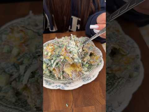 Жалею, что так долго откладывала приготовление этого салата 🤤 #рек #рекомендации #рецепты #рецепт