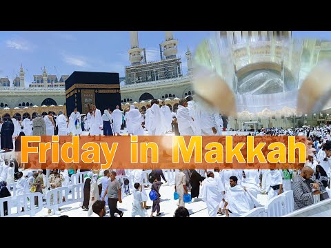 Friday Salah in front of Kaaba | Today Makkah at Masjid Al Haram 🕋 | very  Close to Baitullah