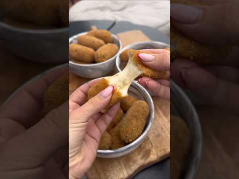 CROQUETAS bien bomba de 3 sabores🤤. #shorts