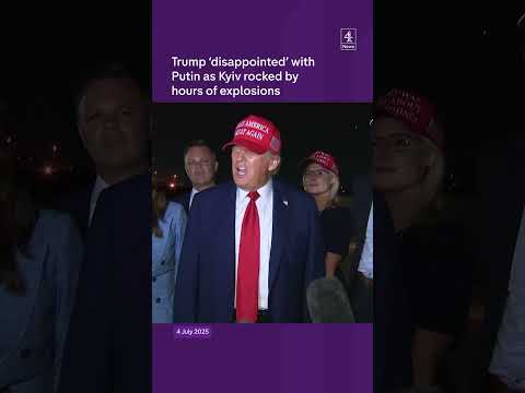 Trump 'disappointed' with Putin