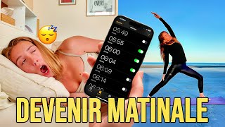 JE TESTE UNE NOUVELLE MORNING ROUTINE PENDANT 24H