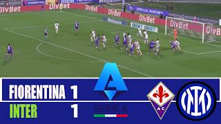 FIORENTINA vs INTER 1-1 | 2026 Serie A | Match Highlights