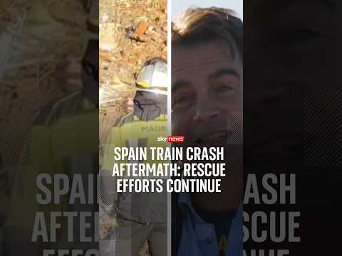 Spain train crash aftermath: Rescue efforts continue