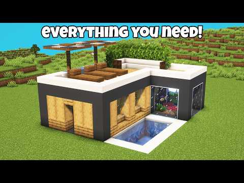 Minecraft Easy Modern House🏠