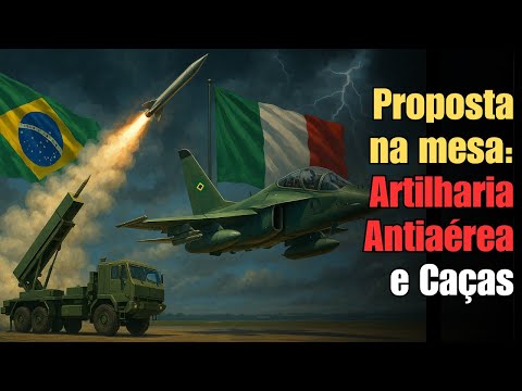 Europa oferece ao Brasil moderno caça e sistema de artilharia antiaérea