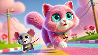 Chú Mèo Vui Nhộn 🐱 | Nhạc Thiếu Nhi Remix | Hoạt Hình 3D Vui Nhộn Cho Bé | Bài Hát Mèo Con Hay Nhất