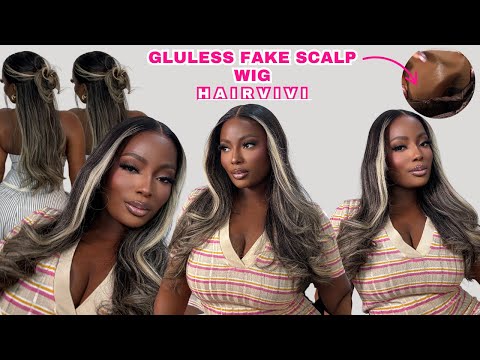 BREEZY SUMMER GLAM| ONE WIG, MULTIPLE STYLES | BEGINNER FRIENDLY GLUELESS WIG FT HAIRVIVI