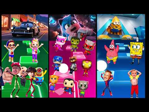 Best of Lightning McQueen  vs TALKING TOM vs Deadpool x Coffin Dance