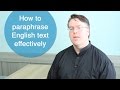 Paraphrasing Techniques and Challenges